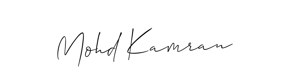 The best way (Allison_Script) to make a short signature is to pick only two or three words in your name. The name Mohd Kamran include a total of six letters. For converting this name. Mohd Kamran signature style 2 images and pictures png