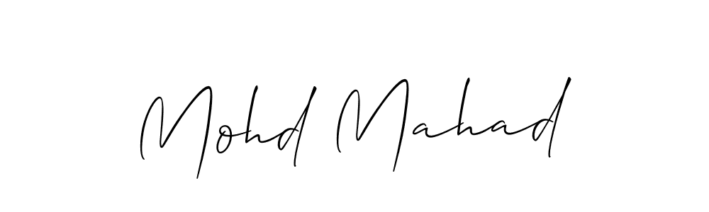 Similarly Allison_Script is the best handwritten signature design. Signature creator online .You can use it as an online autograph creator for name Mohd Mahad. Mohd Mahad signature style 2 images and pictures png