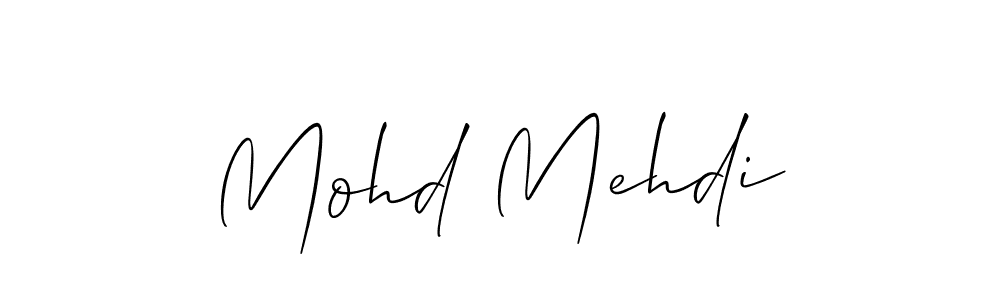 Also You can easily find your signature by using the search form. We will create Mohd Mehdi name handwritten signature images for you free of cost using Allison_Script sign style. Mohd Mehdi signature style 2 images and pictures png