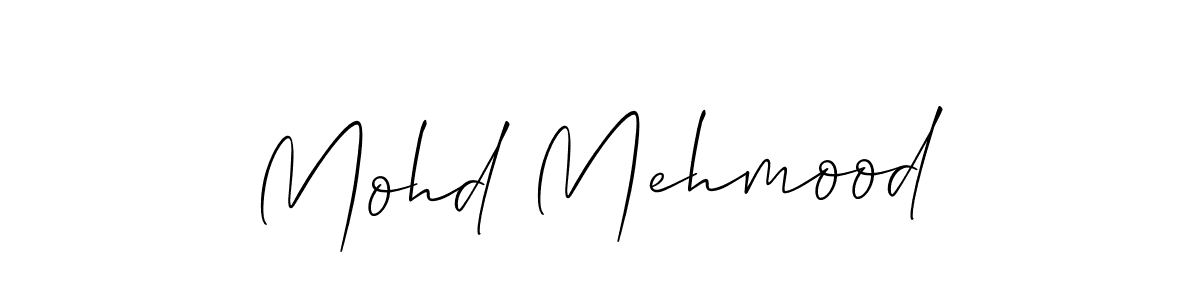 How to Draw Mohd Mehmood signature style? Allison_Script is a latest design signature styles for name Mohd Mehmood. Mohd Mehmood signature style 2 images and pictures png