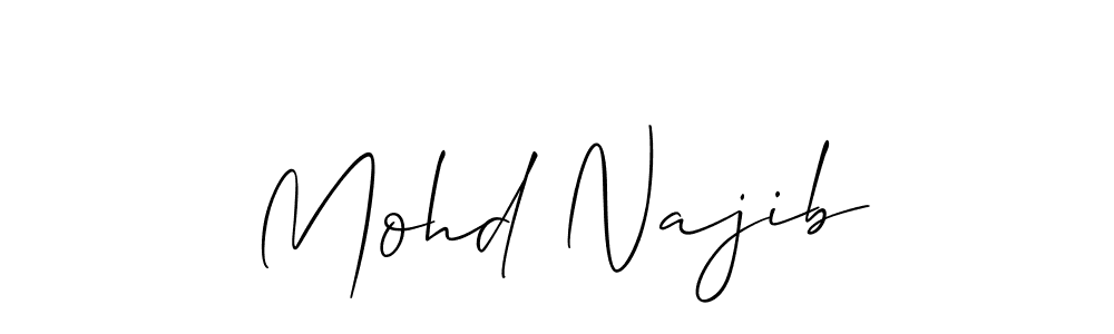 How to Draw Mohd Najib signature style? Allison_Script is a latest design signature styles for name Mohd Najib. Mohd Najib signature style 2 images and pictures png