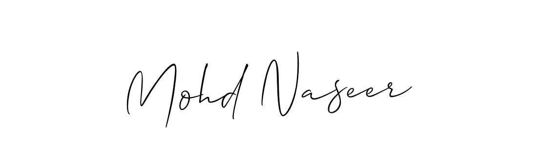 Allison_Script is a professional signature style that is perfect for those who want to add a touch of class to their signature. It is also a great choice for those who want to make their signature more unique. Get Mohd Naseer name to fancy signature for free. Mohd Naseer signature style 2 images and pictures png