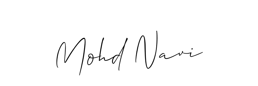 How to make Mohd Navi name signature. Use Allison_Script style for creating short signs online. This is the latest handwritten sign. Mohd Navi signature style 2 images and pictures png