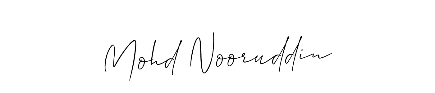 The best way (Allison_Script) to make a short signature is to pick only two or three words in your name. The name Mohd Nooruddin include a total of six letters. For converting this name. Mohd Nooruddin signature style 2 images and pictures png