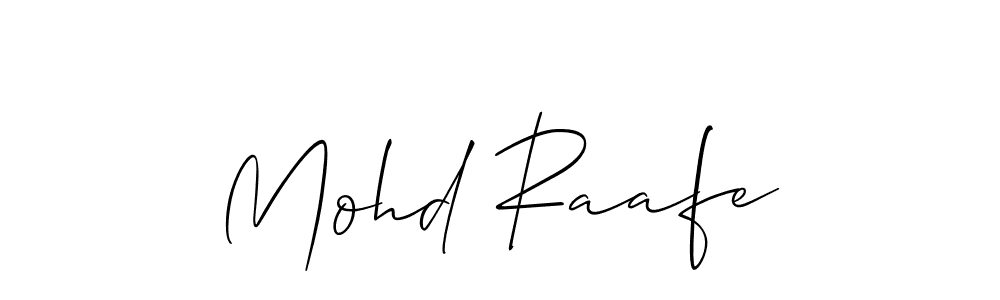 Mohd Raafe stylish signature style. Best Handwritten Sign (Allison_Script) for my name. Handwritten Signature Collection Ideas for my name Mohd Raafe. Mohd Raafe signature style 2 images and pictures png
