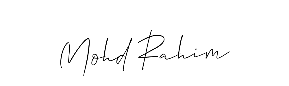 Make a beautiful signature design for name Mohd Rahim. Use this online signature maker to create a handwritten signature for free. Mohd Rahim signature style 2 images and pictures png