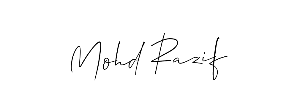 Check out images of Autograph of Mohd Razif name. Actor Mohd Razif Signature Style. Allison_Script is a professional sign style online. Mohd Razif signature style 2 images and pictures png