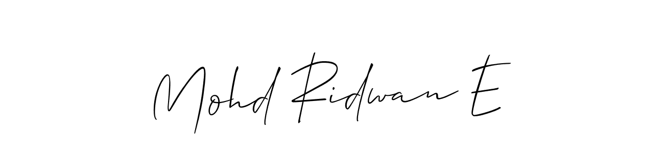 Make a beautiful signature design for name Mohd Ridwan E. Use this online signature maker to create a handwritten signature for free. Mohd Ridwan E signature style 2 images and pictures png