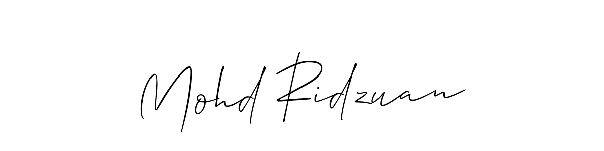 Also You can easily find your signature by using the search form. We will create Mohd Ridzuan name handwritten signature images for you free of cost using Allison_Script sign style. Mohd Ridzuan signature style 2 images and pictures png