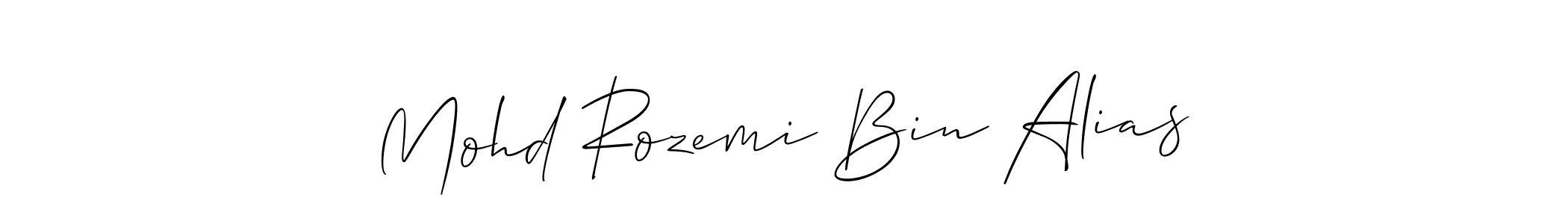 See photos of Mohd Rozemi Bin Alias official signature by Spectra . Check more albums & portfolios. Read reviews & check more about Allison_Script font. Mohd Rozemi Bin Alias signature style 2 images and pictures png
