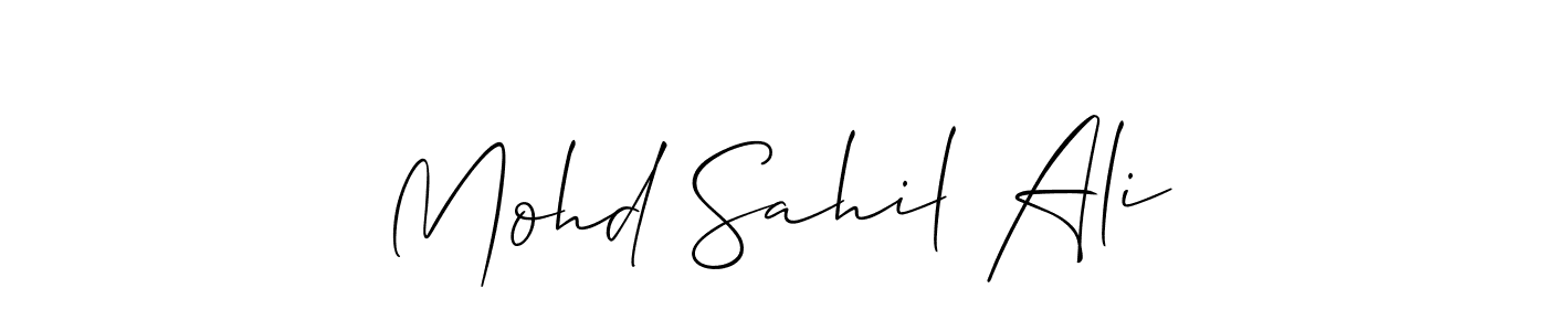 You can use this online signature creator to create a handwritten signature for the name Mohd Sahil Ali. This is the best online autograph maker. Mohd Sahil Ali signature style 2 images and pictures png