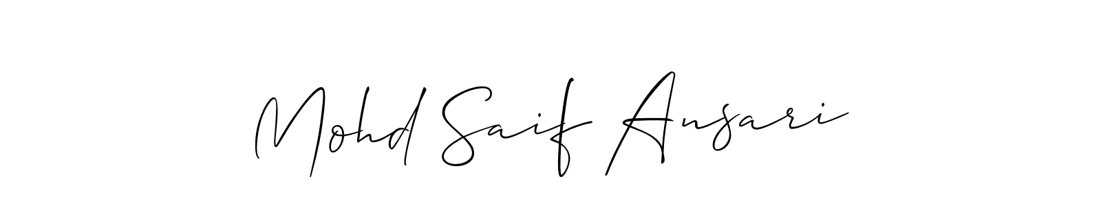 Check out images of Autograph of Mohd Saif Ansari name. Actor Mohd Saif Ansari Signature Style. Allison_Script is a professional sign style online. Mohd Saif Ansari signature style 2 images and pictures png