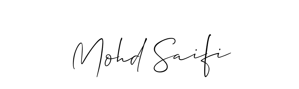 How to Draw Mohd Saifi signature style? Allison_Script is a latest design signature styles for name Mohd Saifi. Mohd Saifi signature style 2 images and pictures png