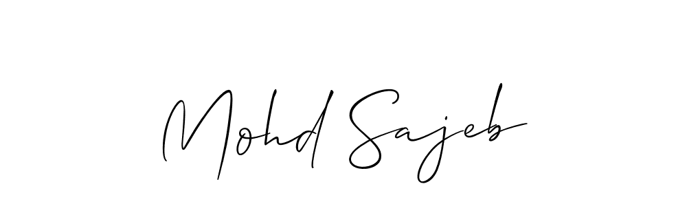 How to Draw Mohd Sajeb signature style? Allison_Script is a latest design signature styles for name Mohd Sajeb. Mohd Sajeb signature style 2 images and pictures png