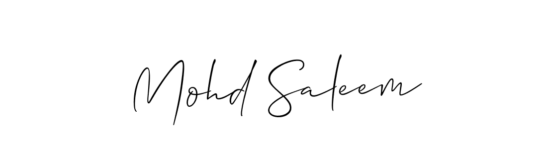 How to Draw Mohd Saleem signature style? Allison_Script is a latest design signature styles for name Mohd Saleem. Mohd Saleem signature style 2 images and pictures png
