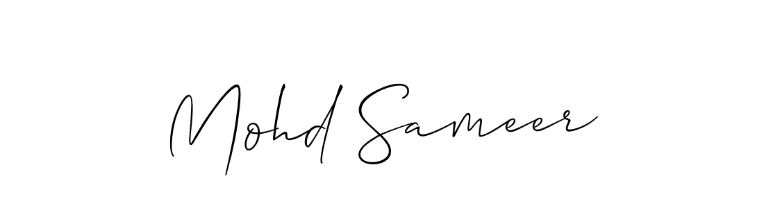 if you are searching for the best signature style for your name Mohd Sameer. so please give up your signature search. here we have designed multiple signature styles  using Allison_Script. Mohd Sameer signature style 2 images and pictures png
