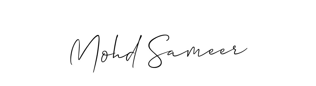 Also You can easily find your signature by using the search form. We will create Mohd Sameer name handwritten signature images for you free of cost using Allison_Script sign style. Mohd Sameer signature style 2 images and pictures png