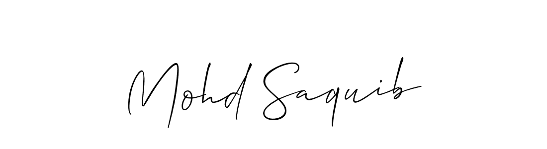 Make a short Mohd Saquib signature style. Manage your documents anywhere anytime using Allison_Script. Create and add eSignatures, submit forms, share and send files easily. Mohd Saquib signature style 2 images and pictures png