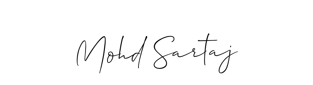 It looks lik you need a new signature style for name Mohd Sartaj. Design unique handwritten (Allison_Script) signature with our free signature maker in just a few clicks. Mohd Sartaj signature style 2 images and pictures png