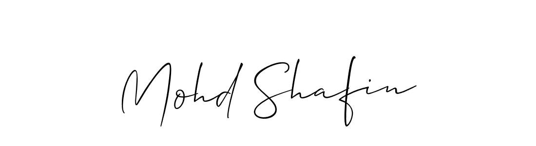 Design your own signature with our free online signature maker. With this signature software, you can create a handwritten (Allison_Script) signature for name Mohd Shafin. Mohd Shafin signature style 2 images and pictures png