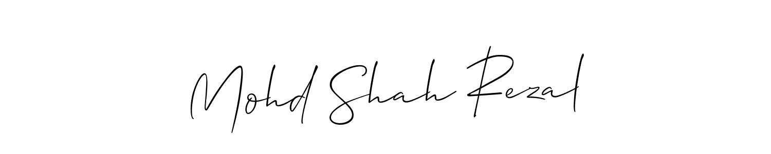 Make a short Mohd Shah Rezal signature style. Manage your documents anywhere anytime using Allison_Script. Create and add eSignatures, submit forms, share and send files easily. Mohd Shah Rezal signature style 2 images and pictures png