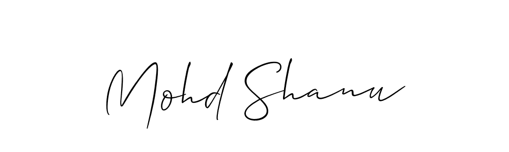 Make a beautiful signature design for name Mohd Shanu. Use this online signature maker to create a handwritten signature for free. Mohd Shanu signature style 2 images and pictures png