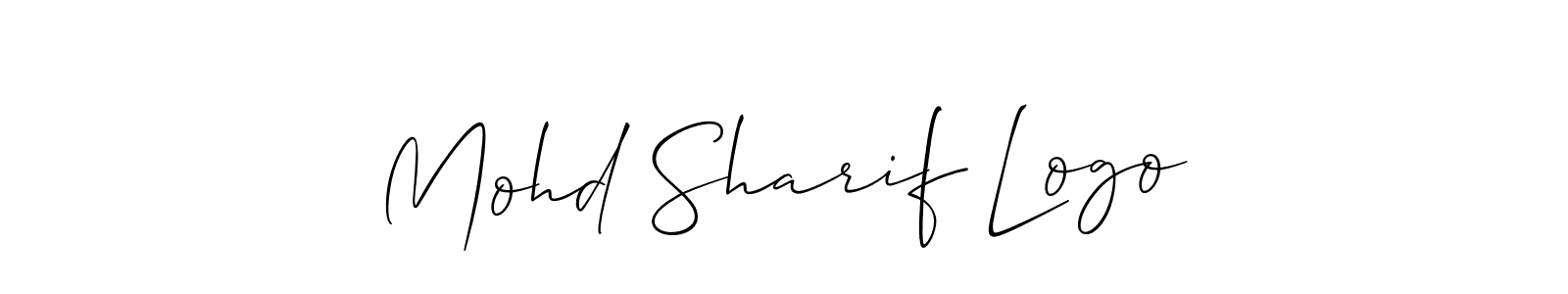 Use a signature maker to create a handwritten signature online. With this signature software, you can design (Allison_Script) your own signature for name Mohd Sharif Logo. Mohd Sharif Logo signature style 2 images and pictures png