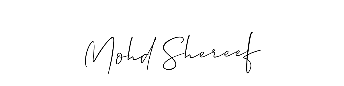 How to Draw Mohd Shereef signature style? Allison_Script is a latest design signature styles for name Mohd Shereef. Mohd Shereef signature style 2 images and pictures png