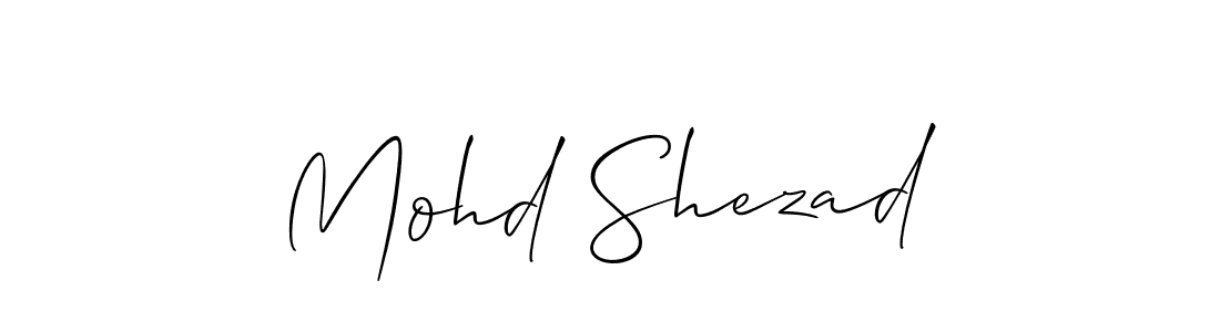 See photos of Mohd Shezad official signature by Spectra . Check more albums & portfolios. Read reviews & check more about Allison_Script font. Mohd Shezad signature style 2 images and pictures png