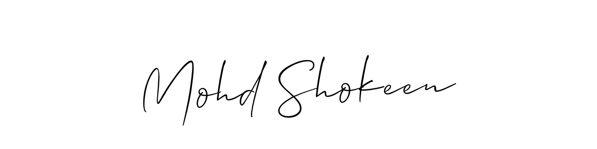 if you are searching for the best signature style for your name Mohd Shokeen. so please give up your signature search. here we have designed multiple signature styles  using Allison_Script. Mohd Shokeen signature style 2 images and pictures png