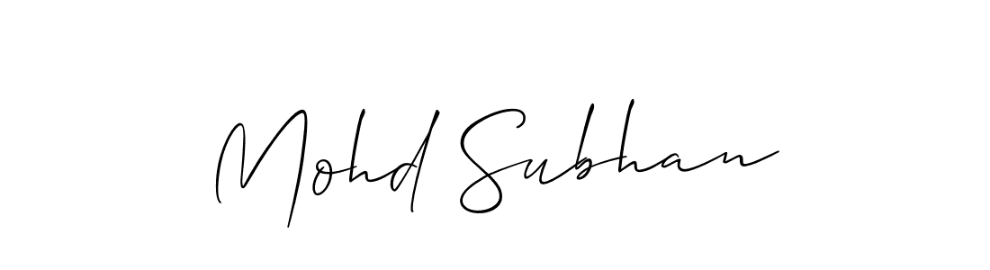 How to Draw Mohd Subhan signature style? Allison_Script is a latest design signature styles for name Mohd Subhan. Mohd Subhan signature style 2 images and pictures png