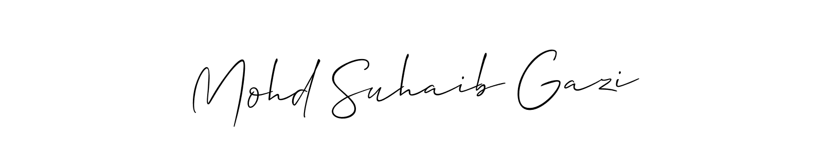 You can use this online signature creator to create a handwritten signature for the name Mohd Suhaib Gazi. This is the best online autograph maker. Mohd Suhaib Gazi signature style 2 images and pictures png