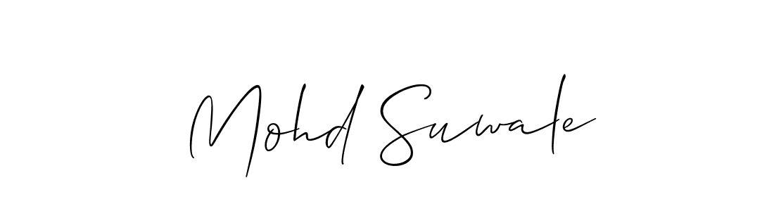 Similarly Allison_Script is the best handwritten signature design. Signature creator online .You can use it as an online autograph creator for name Mohd Suwale. Mohd Suwale signature style 2 images and pictures png