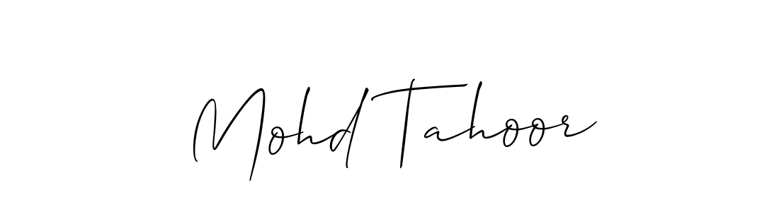 if you are searching for the best signature style for your name Mohd Tahoor. so please give up your signature search. here we have designed multiple signature styles  using Allison_Script. Mohd Tahoor signature style 2 images and pictures png