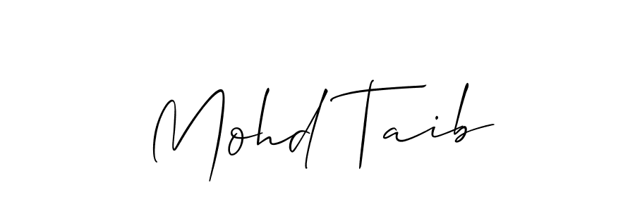 How to Draw Mohd Taib signature style? Allison_Script is a latest design signature styles for name Mohd Taib. Mohd Taib signature style 2 images and pictures png