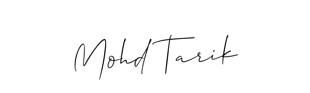 Make a short Mohd Tarik signature style. Manage your documents anywhere anytime using Allison_Script. Create and add eSignatures, submit forms, share and send files easily. Mohd Tarik signature style 2 images and pictures png