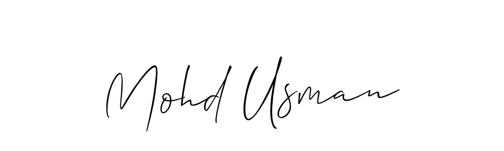 Once you've used our free online signature maker to create your best signature Allison_Script style, it's time to enjoy all of the benefits that Mohd Usman name signing documents. Mohd Usman signature style 2 images and pictures png