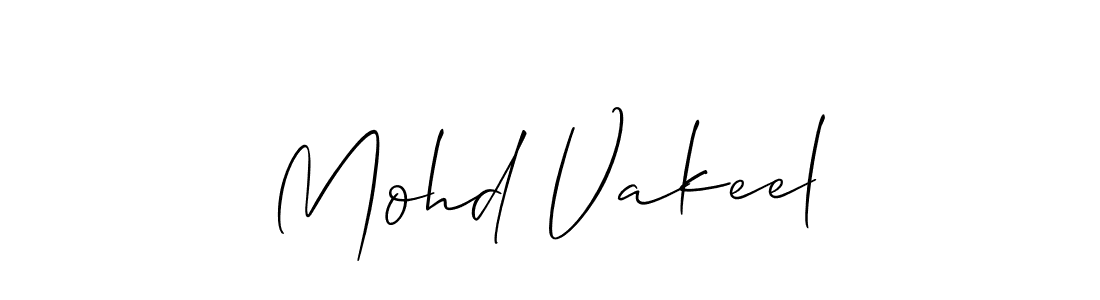 Best and Professional Signature Style for Mohd Vakeel. Allison_Script Best Signature Style Collection. Mohd Vakeel signature style 2 images and pictures png