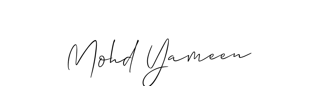 Best and Professional Signature Style for Mohd Yameen. Allison_Script Best Signature Style Collection. Mohd Yameen signature style 2 images and pictures png