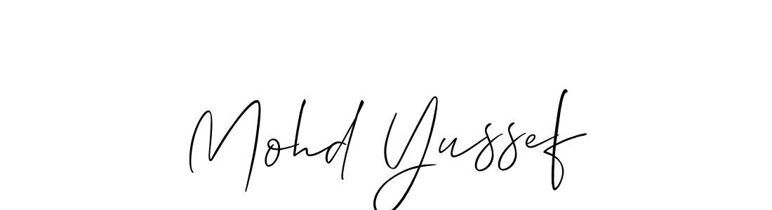 if you are searching for the best signature style for your name Mohd Yussef. so please give up your signature search. here we have designed multiple signature styles  using Allison_Script. Mohd Yussef signature style 2 images and pictures png