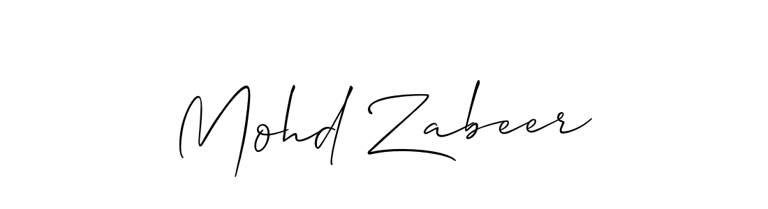 Similarly Allison_Script is the best handwritten signature design. Signature creator online .You can use it as an online autograph creator for name Mohd Zabeer. Mohd Zabeer signature style 2 images and pictures png