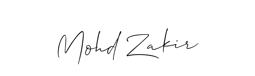 Make a beautiful signature design for name Mohd Zakir. Use this online signature maker to create a handwritten signature for free. Mohd Zakir signature style 2 images and pictures png