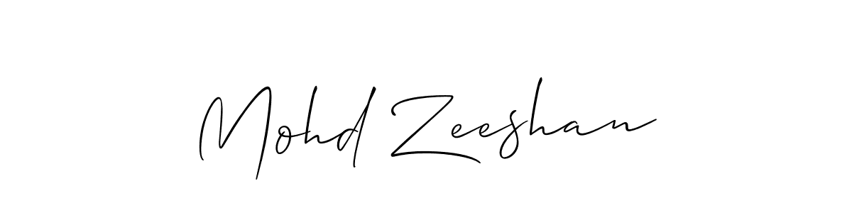 Make a beautiful signature design for name Mohd Zeeshan. Use this online signature maker to create a handwritten signature for free. Mohd Zeeshan signature style 2 images and pictures png