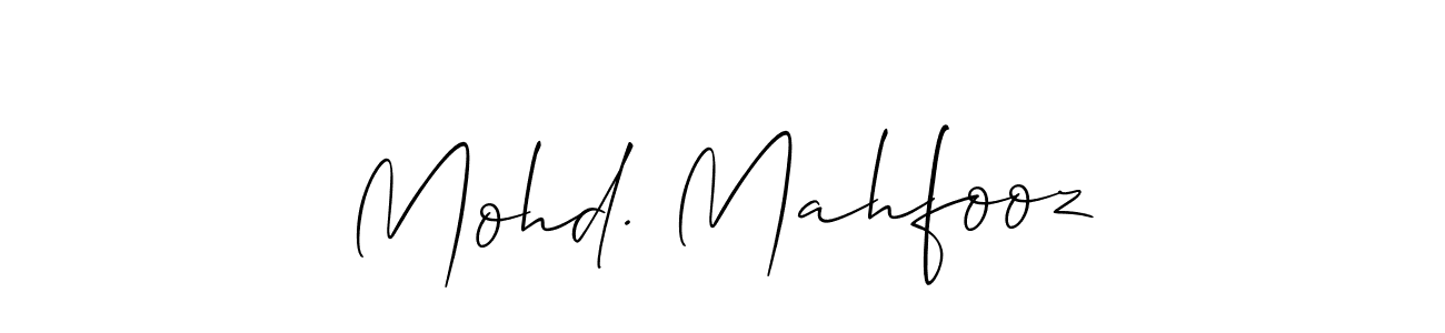 Make a beautiful signature design for name Mohd. Mahfooz. Use this online signature maker to create a handwritten signature for free. Mohd. Mahfooz signature style 2 images and pictures png