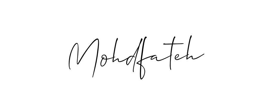 The best way (Allison_Script) to make a short signature is to pick only two or three words in your name. The name Mohdfateh include a total of six letters. For converting this name. Mohdfateh signature style 2 images and pictures png