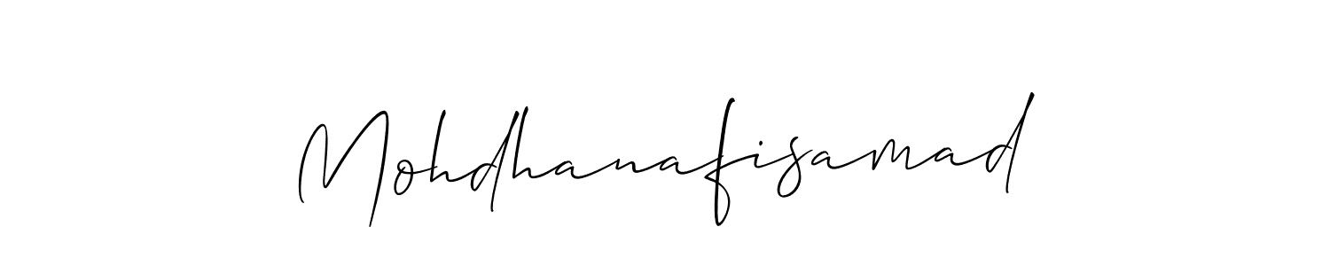 Similarly Allison_Script is the best handwritten signature design. Signature creator online .You can use it as an online autograph creator for name Mohdhanafisamad. Mohdhanafisamad signature style 2 images and pictures png