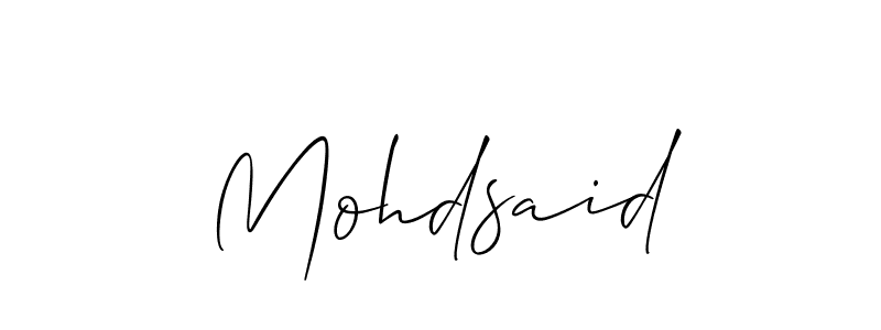 Check out images of Autograph of Mohdsaid name. Actor Mohdsaid Signature Style. Allison_Script is a professional sign style online. Mohdsaid signature style 2 images and pictures png