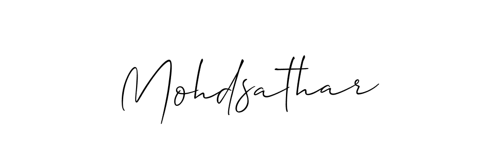 Once you've used our free online signature maker to create your best signature Allison_Script style, it's time to enjoy all of the benefits that Mohdsathar name signing documents. Mohdsathar signature style 2 images and pictures png