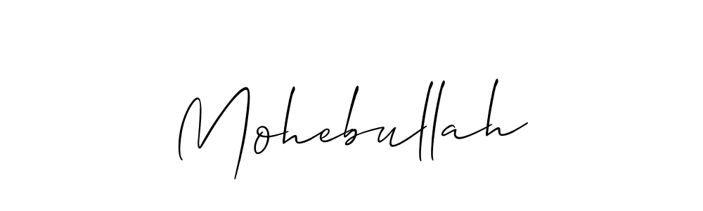 Make a short Mohebullah signature style. Manage your documents anywhere anytime using Allison_Script. Create and add eSignatures, submit forms, share and send files easily. Mohebullah signature style 2 images and pictures png