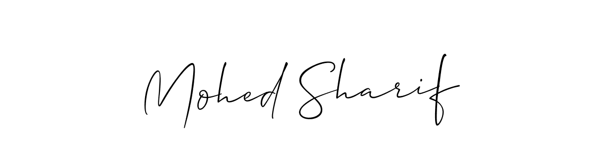 Make a short Mohed Sharif signature style. Manage your documents anywhere anytime using Allison_Script. Create and add eSignatures, submit forms, share and send files easily. Mohed Sharif signature style 2 images and pictures png
